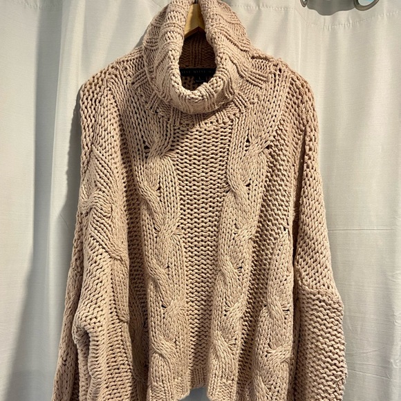 Blush Pink chunky knit sweater - Picture 1 of 5